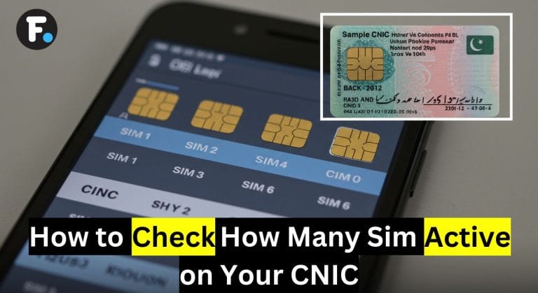 How to Check How Many Sim Active on Your CNIC