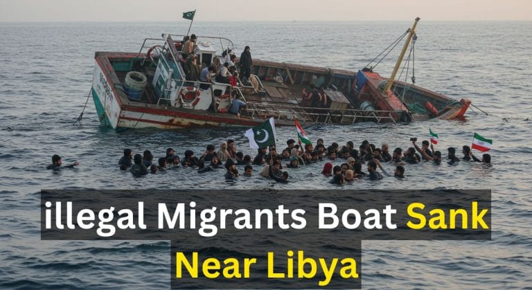 Another Boat Sank Of illegal Pakistani Migrants Near Marsa Dila Port Libya