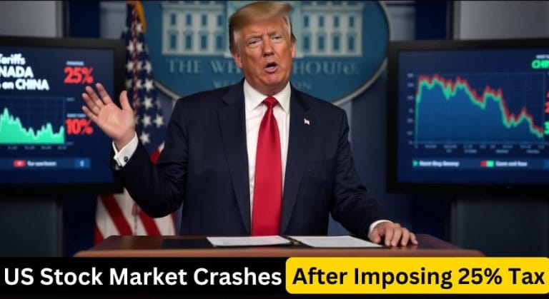 US Stock Market Crashes After Imposing Tariffs On China, Canada & Mexico